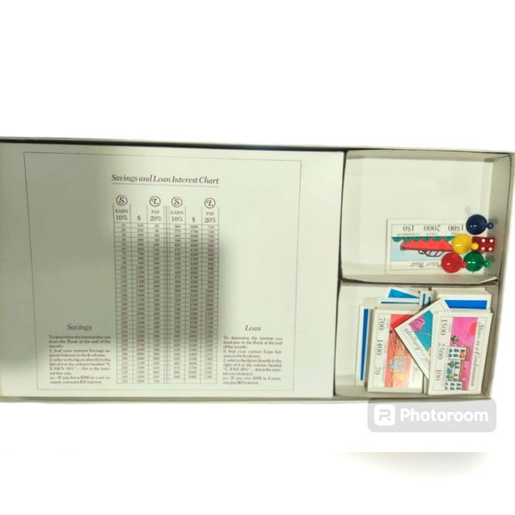 Vintage 1975 Parker Brothers Payday Pay Day Board Game Incomplete - Picture 3 of 3